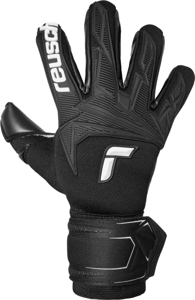 Reusch Attrakt Freegel Infinity Finger Support 5670730 7700 black front